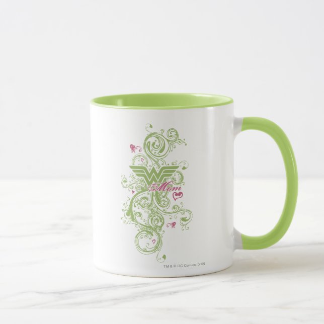 Wonder Mom Swirls Mug (Right)