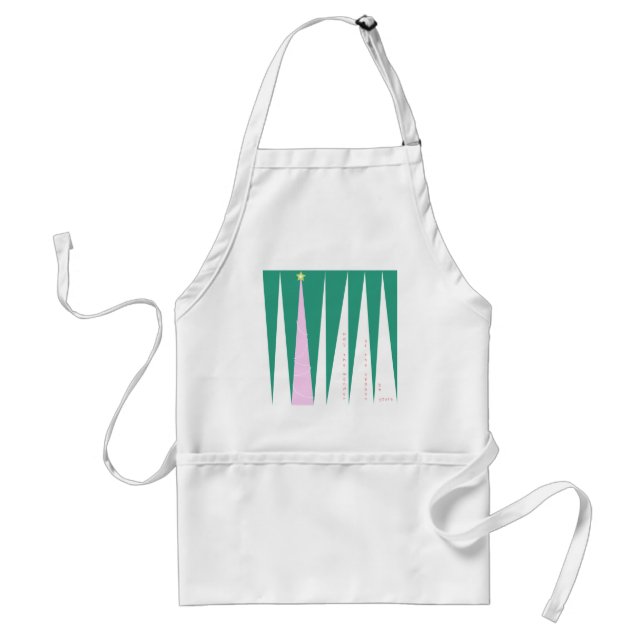 Wonder of the Season Christmas Tree Adult Apron (Front)