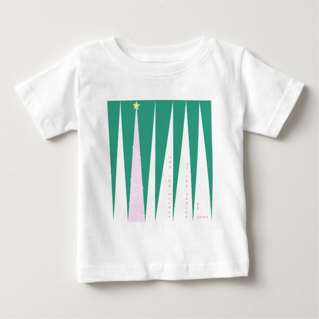 Wonder of the Season Christmas Tree Baby T-Shirt (Front)