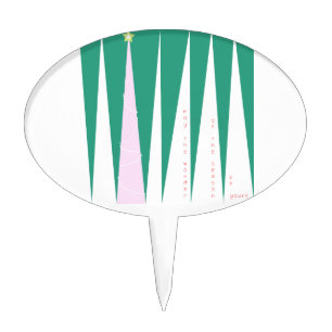 Wonder of the Season Christmas Tree Cake Topper