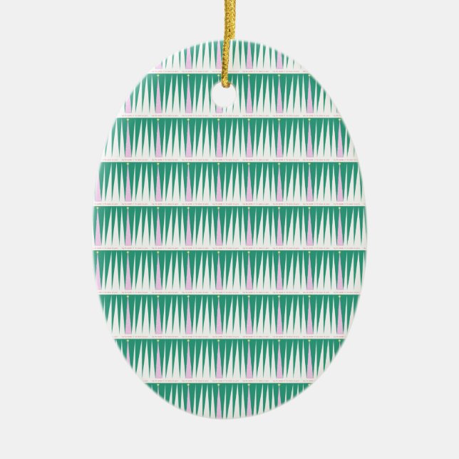 Wonder of the Season Christmas Tree Ceramic Ornament (Front)