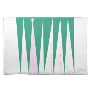 Wonder of the Season Christmas Tree Placemat