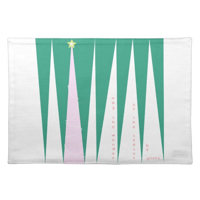 Wonder of the Season Christmas Tree Placemat (Front)