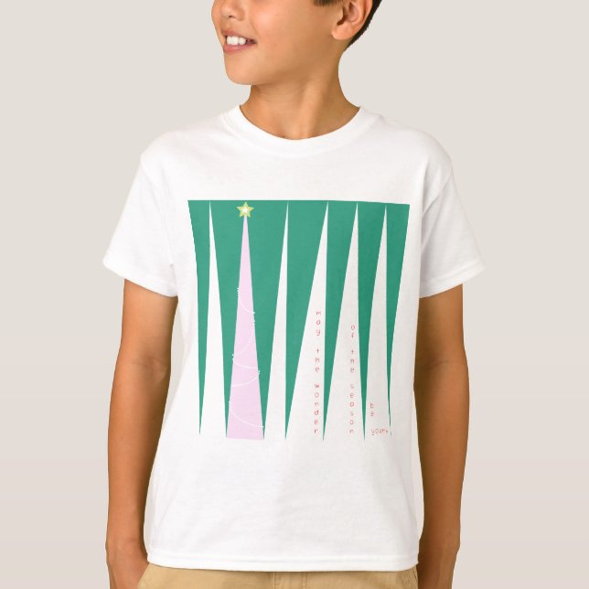 Wonder of the Season Christmas Tree T-Shirt (Front)