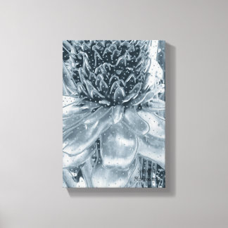 Wonder Pineapple Flower Stretched Canvas Print