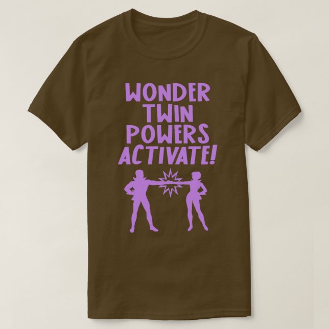 WONDER TWINS T-Shirt (Design Front)
