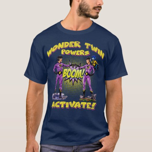 Wonder Twins Worn Out T_Shirt