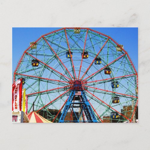 Wonder Wheel _ Coney Island NYC postcard
