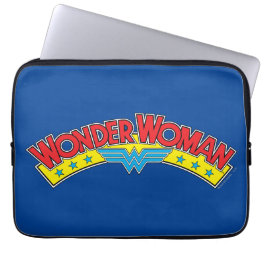 Wonder Woman 1987 Comic Book Logo Laptop Sleeve