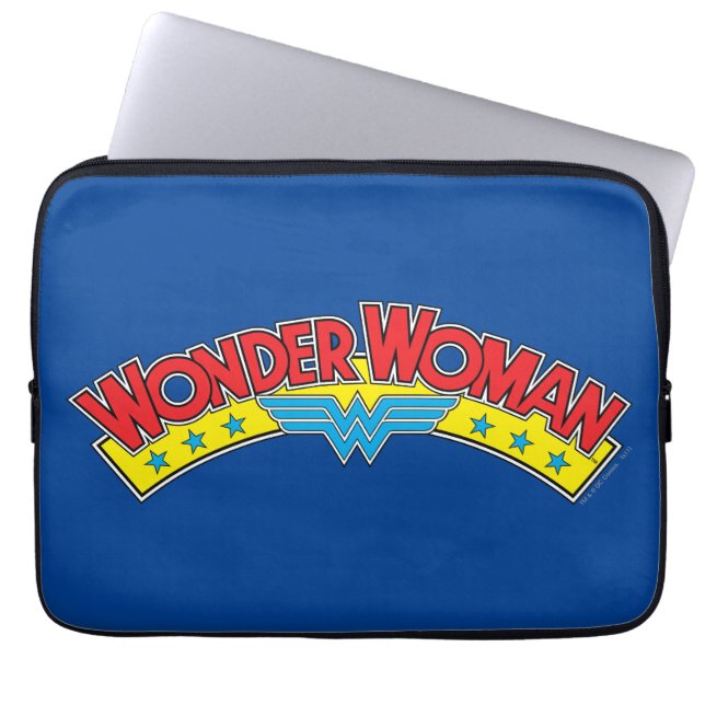 Wonder Woman 1987 Comic Book Logo Laptop Sleeve (Front)
