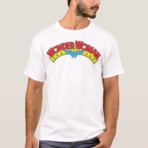 Wonder Woman 1987 Comic Book Logo T_Shirt