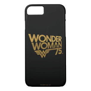 Wonder Woman 75th Anniversary Gold Logo iPhone 8/7 Case