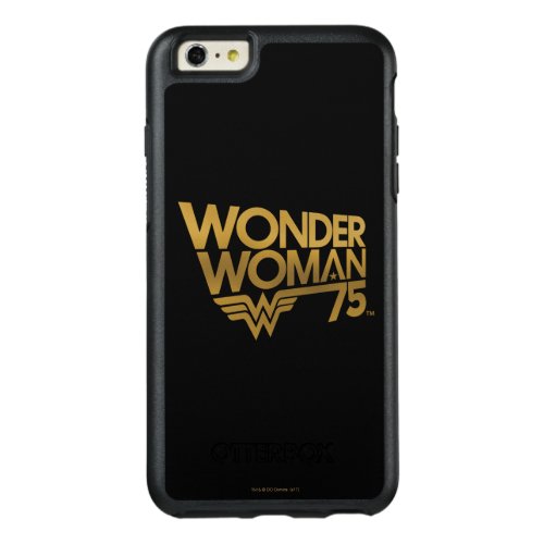 Wonder Woman 75th Anniversary Gold Logo OtterBox iPhone 66s Plus Case