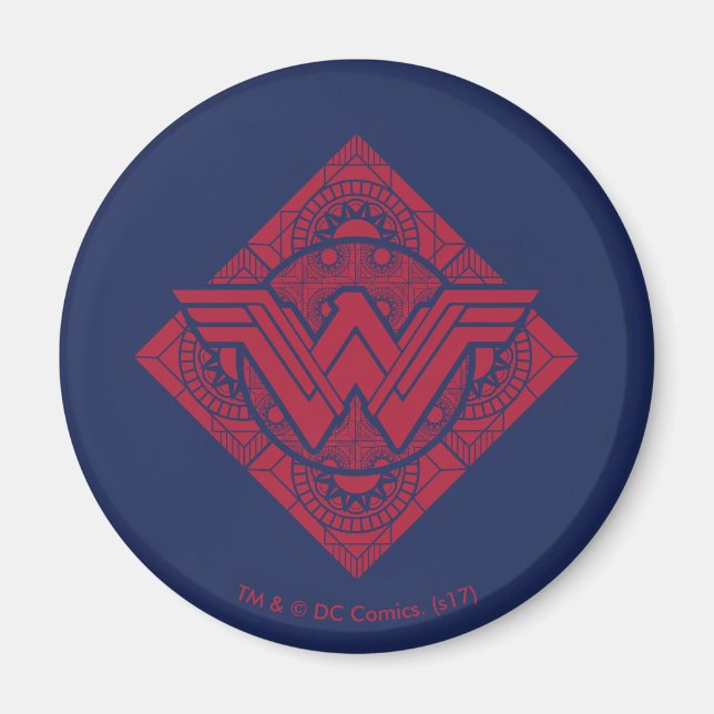 Wonder Woman Amazonian Symbol Magnet (Front)