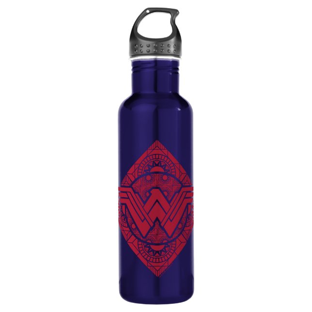 Wonder Woman Amazonian Symbol Water Bottle (Front)