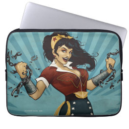 Wonder Woman Amazonians Unite Vintage Poster Laptop Sleeve