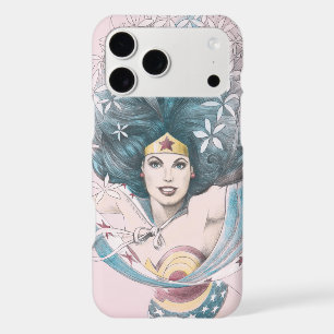 Wonder Woman and Flowers iPhone 17 Pro Max Case