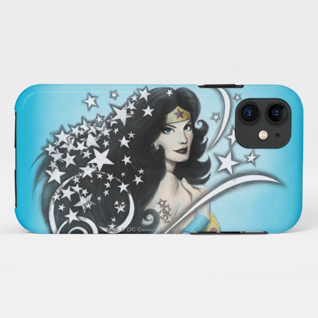 Wonder Woman and Stars Case-Mate iPhone Case (Back (Horizontal))