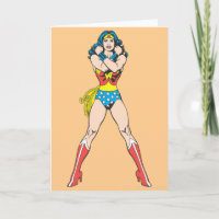 Wonder Woman Arms Crossed Card