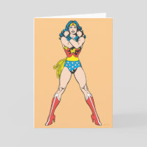 Wonder Woman Arms Crossed Card