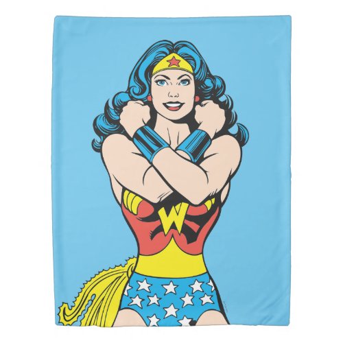 Wonder Woman Arms Crossed Duvet Cover