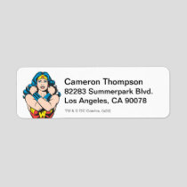 Wonder Woman Arms Crossed Label