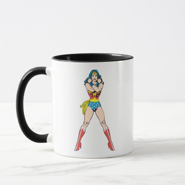 Wonder Woman Arms Crossed Mug (Left)