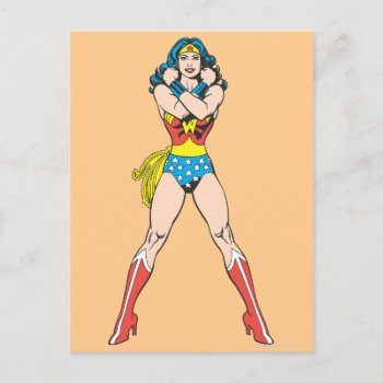 Wonder Woman Arms Crossed Postcard by wonderwoman at Zazzle