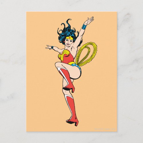 Wonder Woman Arms Raised Postcard