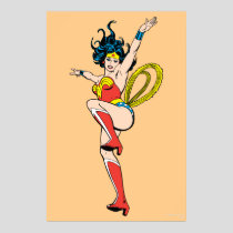 Wonder Woman Arms Raised Poster