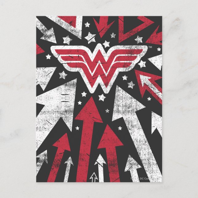 Wonder Woman Arrows Postcard (Front)