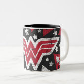 Wonder Woman Arrows Two-Tone Coffee Mug (Front Right)