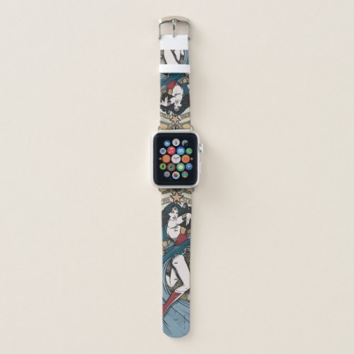 Wonder Woman Art Nouveau Panel Apple Watch Band