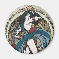 Wonder Woman Art Nouveau Panel