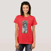 Wonder Woman Art Nouveau Panel T-Shirt (Front Full)