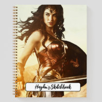 Wonder Woman At Sunset Drawing Notebook