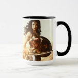 Wonder Woman At Sunset Mug<br><div class="desc">Check out this iconic Wonder Woman movie poster art of Wonder Woman standing on a mountain side at sunset.</div>