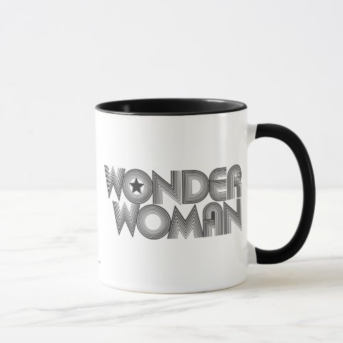 Wonder Woman BW Logo 3 Mug