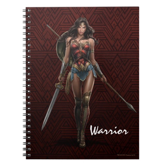 Wonder Woman Battle-Ready Comic Art Notebook (Front)