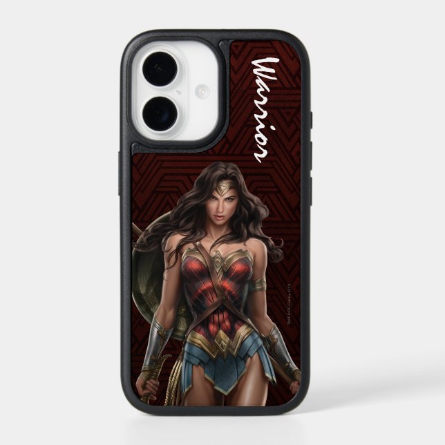 Wonder Woman Battle-Ready Comic Art Otterbox iPhone Case (Back)