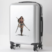 Wonder Woman Battle-Ready Comic Art Sticker