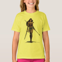 Wonder Woman Battle-Ready Comic Art T-Shirt