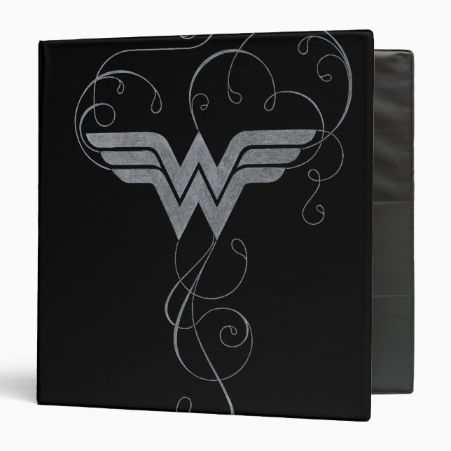 Wonder Woman | Beauty Bliss Logo 3 Ring Binder (Front/Inside)