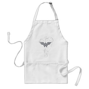 Wonder Woman   Beauty Bliss Logo Adult Apron