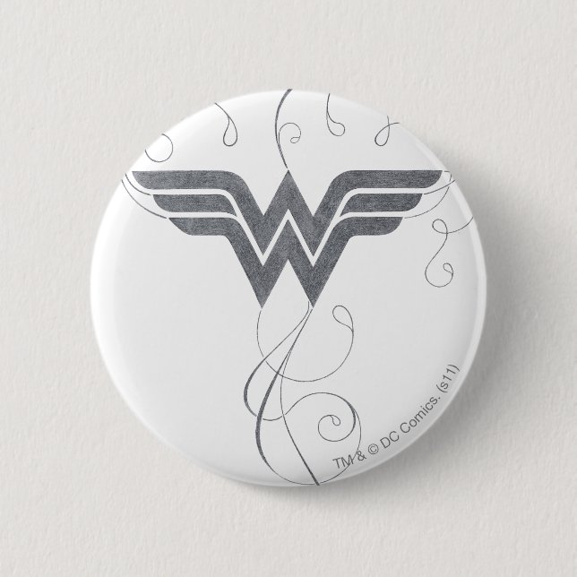 Wonder Woman | Beauty Bliss Logo Button (Front)