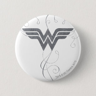 Wonder Woman Beauty Bliss Logo Button