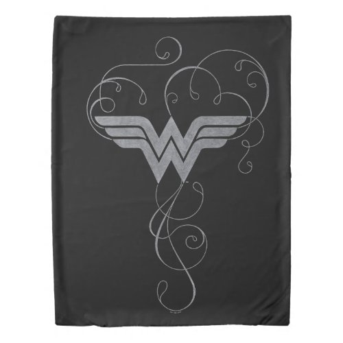 Wonder Woman  Beauty Bliss Logo Duvet Cover