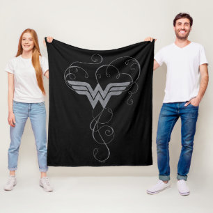 Wonder Woman Beauty Bliss Logo Fleece Blanket