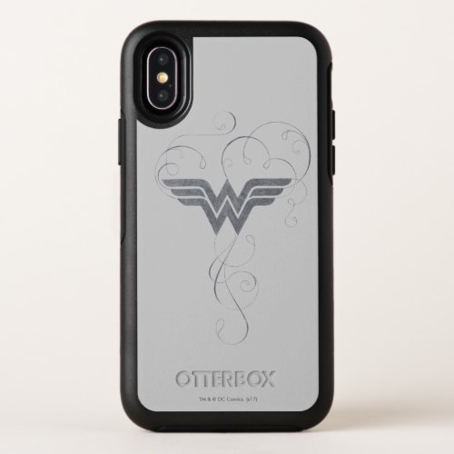 Wonder Woman  Beauty Bliss Logo OtterBox Symmetry iPhone X Case
