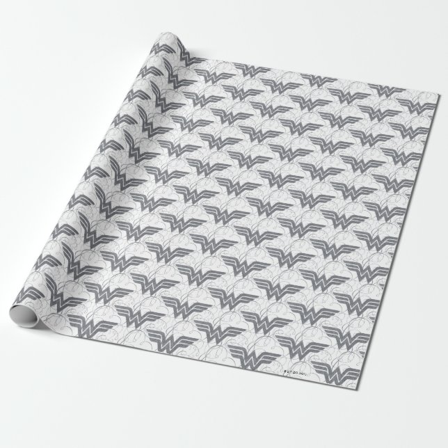 Wonder Woman | Beauty Bliss Logo Wrapping Paper (Unrolled)
